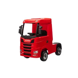 Ciężarówka Na Akumulator Auto Dla Dziecka Scania 500R Lakier 4X4 Skóra LED Eva