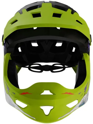 Kask KAMIKAZE Ronin Zielony Full Face (rozmiar S)