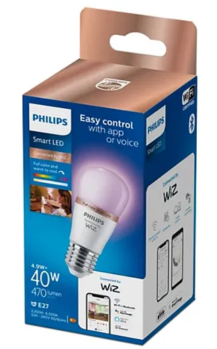 Inteligentna żarówka LED PHILIPS WFB P45 922-65 RGB 1PF 6 4.9W E27 Wi-Fi