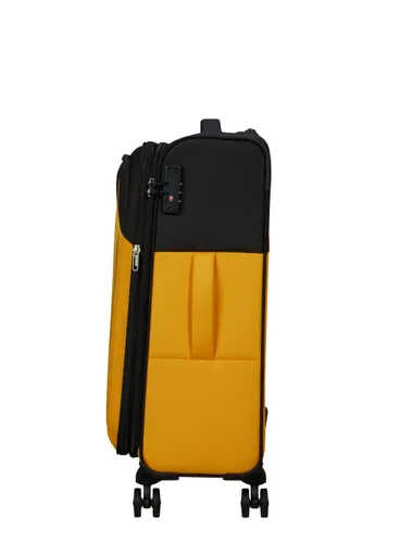 Walizka średnia American Tourister Daring Dash EXP - black / yellow