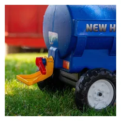 Falk Przyczepa Cysterna Beczkowóz Z Kranem New Holland Niebieska 3-7 Lat