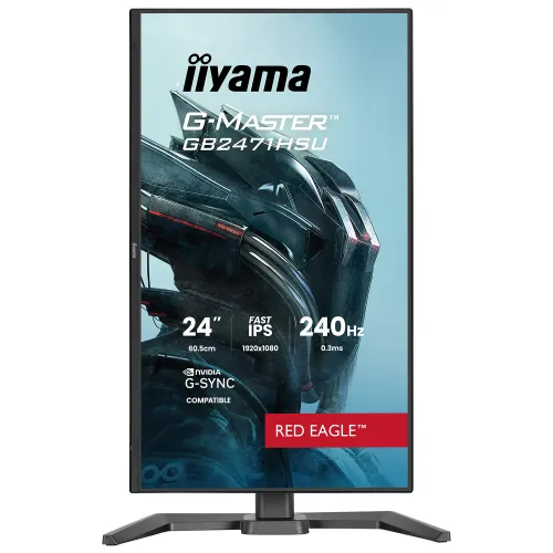 Monitor iiyama G-Master Red Eagle GB2471HSU-B1 23,8" Full HD Fast IPS 240Hz 0,3ms MPRT Gamingowy
