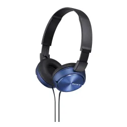 Słuchawki przewodowe Sony MDR-ZX310AP Nauszne Mikrofon Niebieski