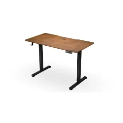 Biurko Endorfy Atlas S Electric Dark Wood 114cm Regulacja wysokości Ciemne drewno