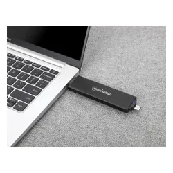 Dysk Manhattan Manhattan Obudowa Zewnętrzna USB-C/A 3.2 Gen2 Dysku M.2 NVMe SATA SSD