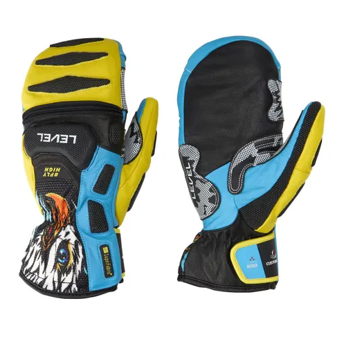 Rękawice narciarskie Level SQ CF Mitt yellow/blue