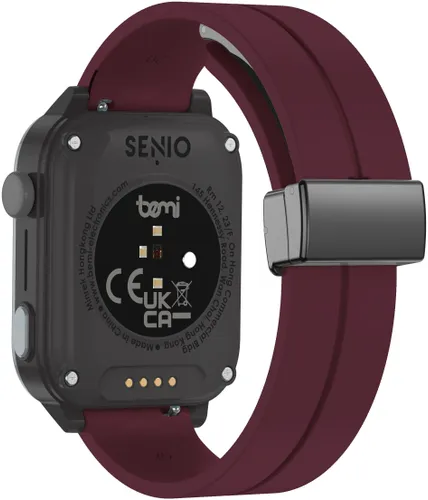 Smartwatch BEMI Senio Bordowy