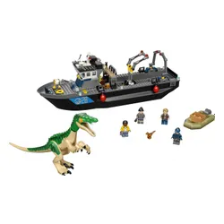 Конструктор Lego Jurassic World Барионикс и побег на лодке (76942)