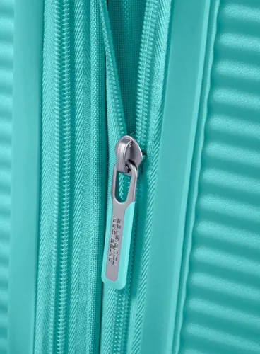 Walizka średnia Soundbox American Tourister - poolside blue