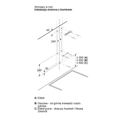 Okap Bosch DWB63BC30 Srebrny