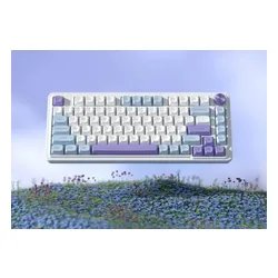 Klawiatura REDRAGON Ucal Max K673WBP RGB Hot Swap Manbo Switch Biało-fioletowo-niebieski