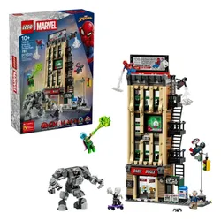 LEGO Super Heroes Marvel 76342 Spider-Man kontra Mysterio: Daily Bugle
