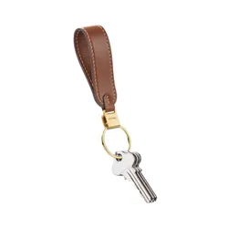 Skórzany organizer na klucze Orbitkey Loop Keychain - caramel