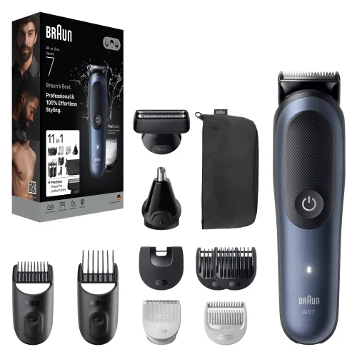 Trymer Braun AIO7540 6 nasadek 120min