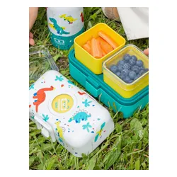 Lunchbox dziecięcy do szkoły Monbento MB Tresor - blue / dino