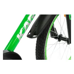 Rower dziecięcy KARBON Jazz 18 cali dla chłopca Zielony