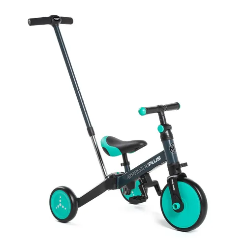 Rowerek biegowy trójkołowy Milly Mally 4w1 Optimus Plus mint