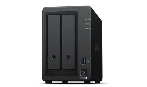 Synology сервер нас DS720 + 2x0hdd 2GB DDR4 2,7 ГГц 2xrj45 2xusb3.0 eSATA