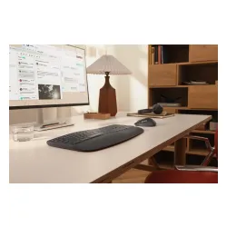 Zestaw klawiatura i mysz Logitech Signature Comfort Plus MK880 bezprzewodowy grafitowy