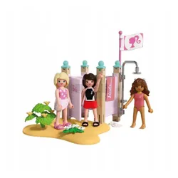 PLAYMOBIL x BARBIE 72124 Stylizacje plażowe, zestaw dla dzieci +4 lata