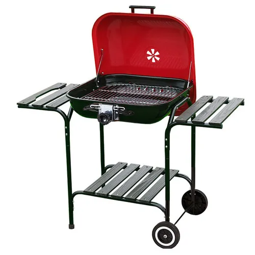 Grill węglowy VELACO VL02-RED-BLACK Czarny / Czerwony