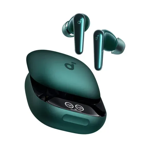 Słuchawki bezprzewodowe Soundcore Liberty 4 Pro Dokanałowe Bluetooth 5.3 Zielony