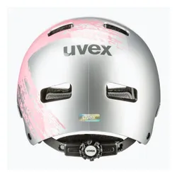 Kask dziecięcy UVEX Kid 3 silver/rose