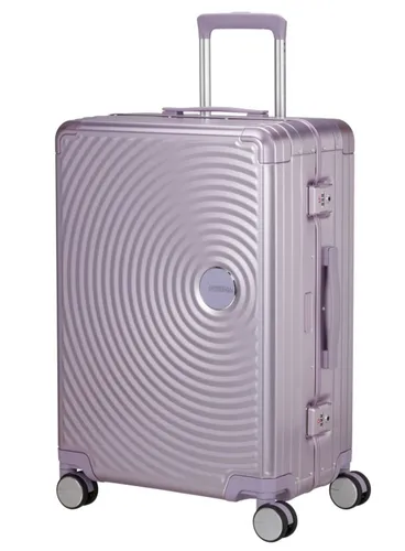 Walizka średnia American Tourister Soundbox Alu - stormy lilac