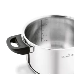 Garnek nierdzewny z pokrywką Starke Pro Sante 2,7 l