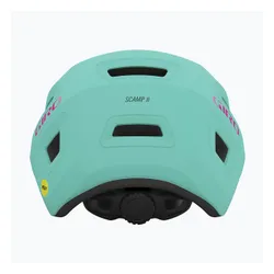 Kask rowerowy dziecięcy Giro Scamp II Integrated Mips Jr matte screaming teal/bright pink