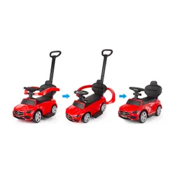Jeździk Mercedes 4w1 chodzik, pchacz c-class 63 amg, jeździdełko dla dzieci, autko