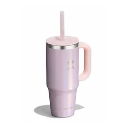 Kubek termiczny ze słomką Hydro Flask Travel Tumbler 710 ml - glimmer pink