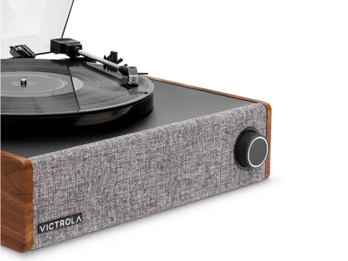 Gramofon Victrola Eastwood LP VTA-78-WLN-INT Manualny Napęd paskowy Bluetooth Orzech