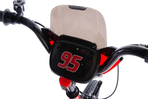 Rower dziecięcy HUFFY Disney Auta 16 cali dla chłopca Czerwony