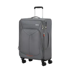 Walizka średnia poszerzana American Tourister Summerfunk - titanium grey