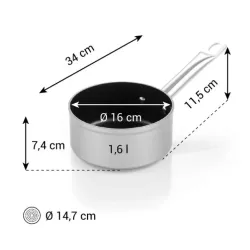 TESCOMA GrandCHEF 1,3 l - rondel ze stali nierdzewnej