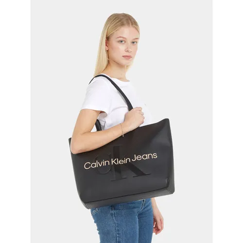 Сумка Calvin Klein Jeans Sculpted Shopper29 Mono K60K610276 Black With Rose 01F