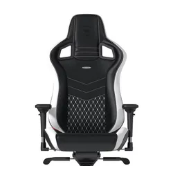 Fotel Noblechairs EPIC Gamingowy do 120kg Skóra naturalna Czarno-biały