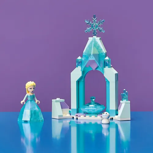 LEGO 43199 Disney Dziedziniec zamku Elsy