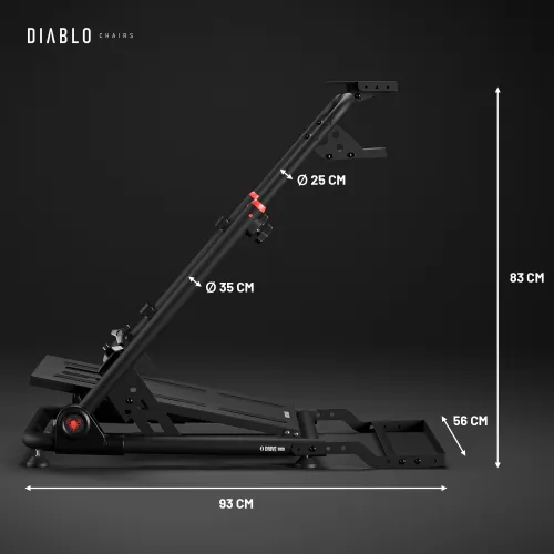 Stojak DIABLO CHAIRS X-Drive Mini Czarny