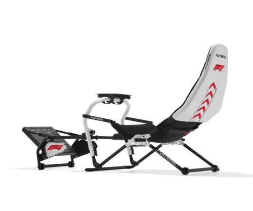 Fotel Playseat® Challenge DD F1 Edition FO.00336 Wyścigowy do 163kg Tkanina Czarno-biały