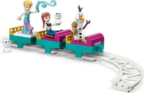 LEGO Disney Princess 43281 Lodowy zamek Elzy i śnieżna przejażdżka