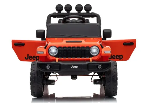Auto Na Akumulator Jeep Rubicon 2X200W 24V Eva Skóra LED Pilot Radio MP3