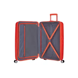 Walizka duża American Tourister SoundBox EXP - neon orange