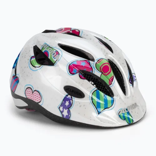 Kask rowerowy dziecięcy Alpina Gamma 2.0 hearts
