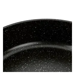 Patelnia głęboka z krótkimi uchwytami KONIGHOFFER Pollo Black 28 cm