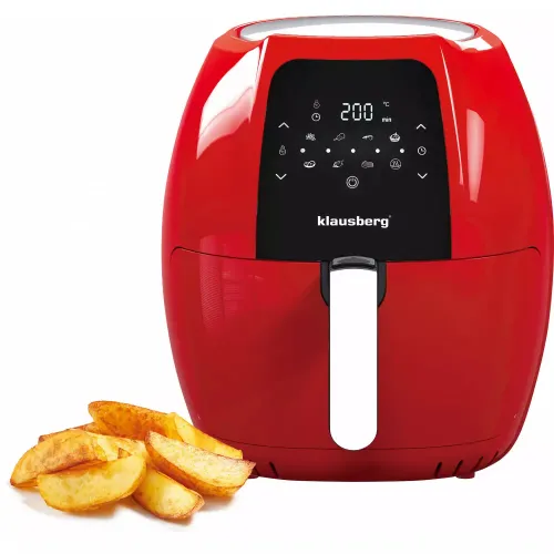 Air Fryer Frytkownica beztłuszczowa KLAUSBERG KB-7571 Czerwony 7.7l 7 automatycznych programów