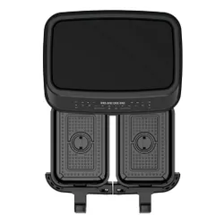 Air Fryer Frytkownica beztłuszczowa TURBOTRONIC TT-DAF6W Czarny 9l z podwójnym koszem