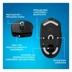 Myszka gamingowa Logitech G305 X Superlight Czarny