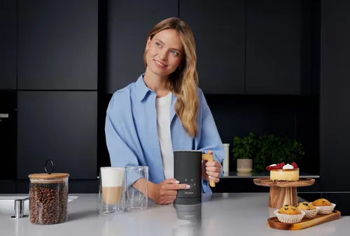 Spieniacz ZEEGMA Milkee Wood Czarny